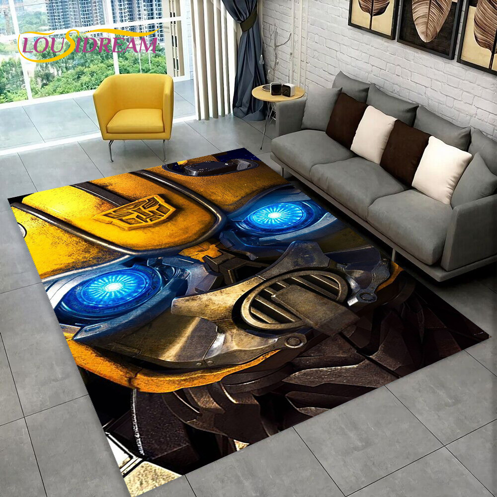 3D Printing Online Service - 3D Transformers Cartoon Autobots Carpet Rug