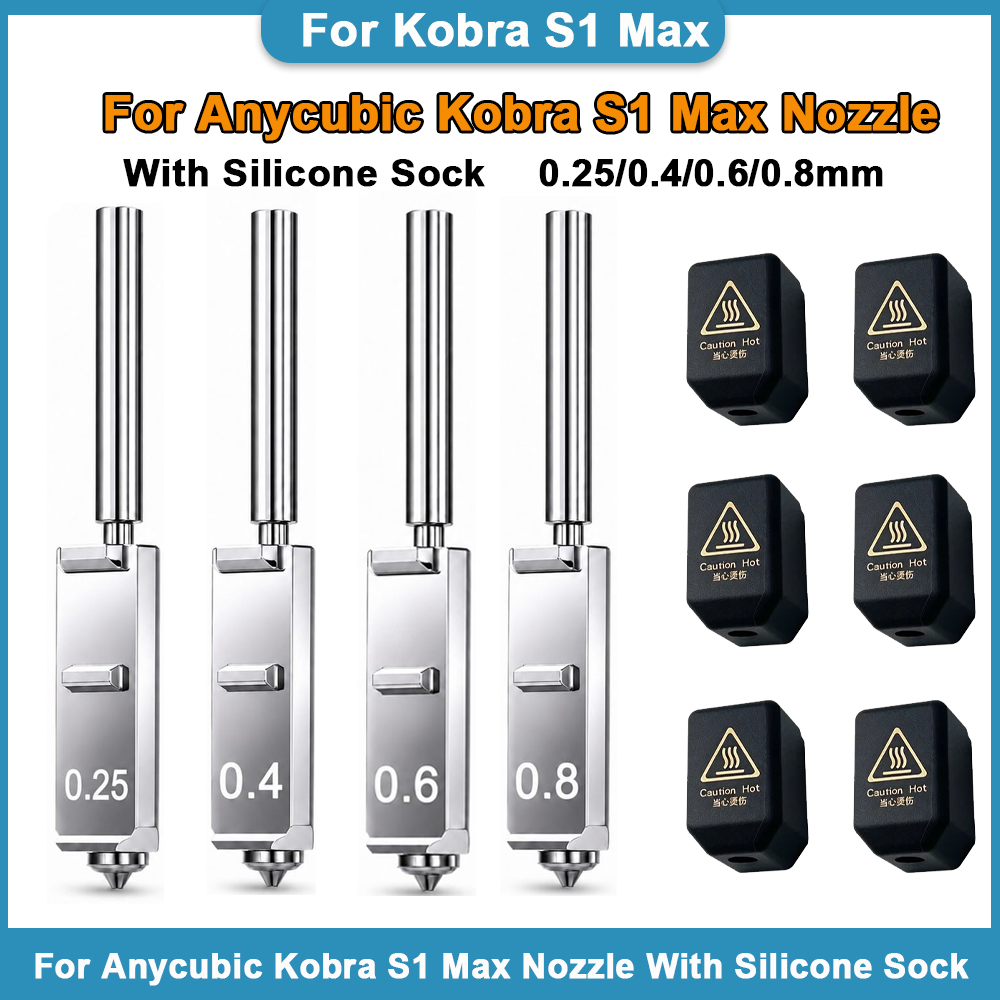 Nozzle 0.4Mm Hardened - Hardened Steel Nozzles for Anycubic Kobra