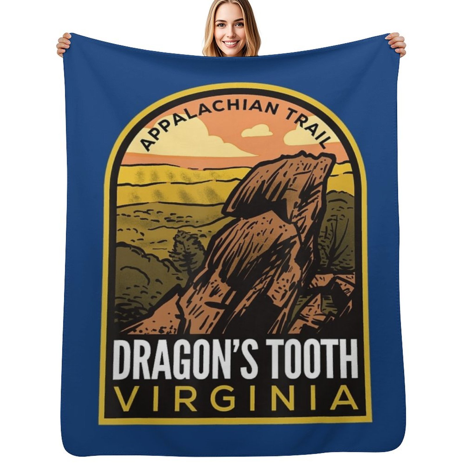 3D Printing Tooth - Dragon's Tooth Virginia Appalachian Trail Throw
