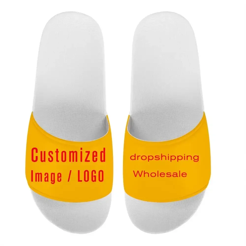 3D Printing Logo - Custom Shoes Men Slippers Flip Flop