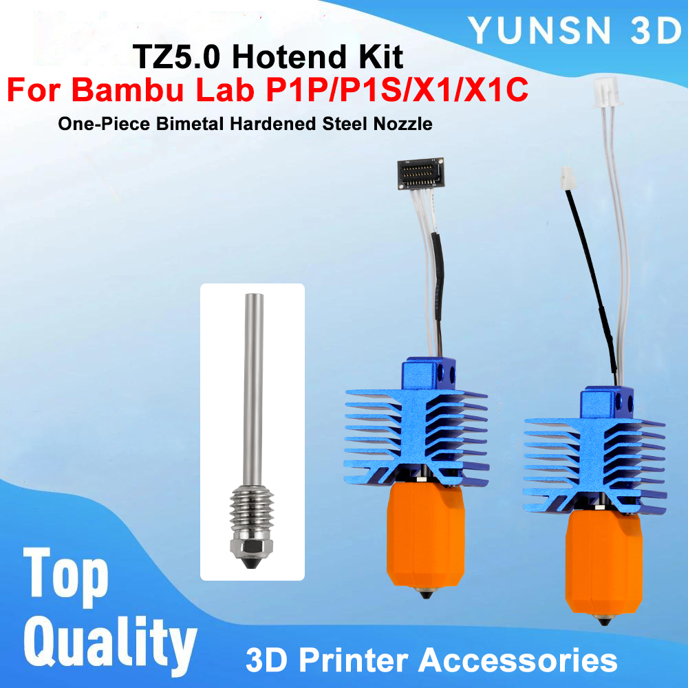 Nozzle 0.4Mm Hardened - TZ5.0 Hotend Kit For Bambu Lab
