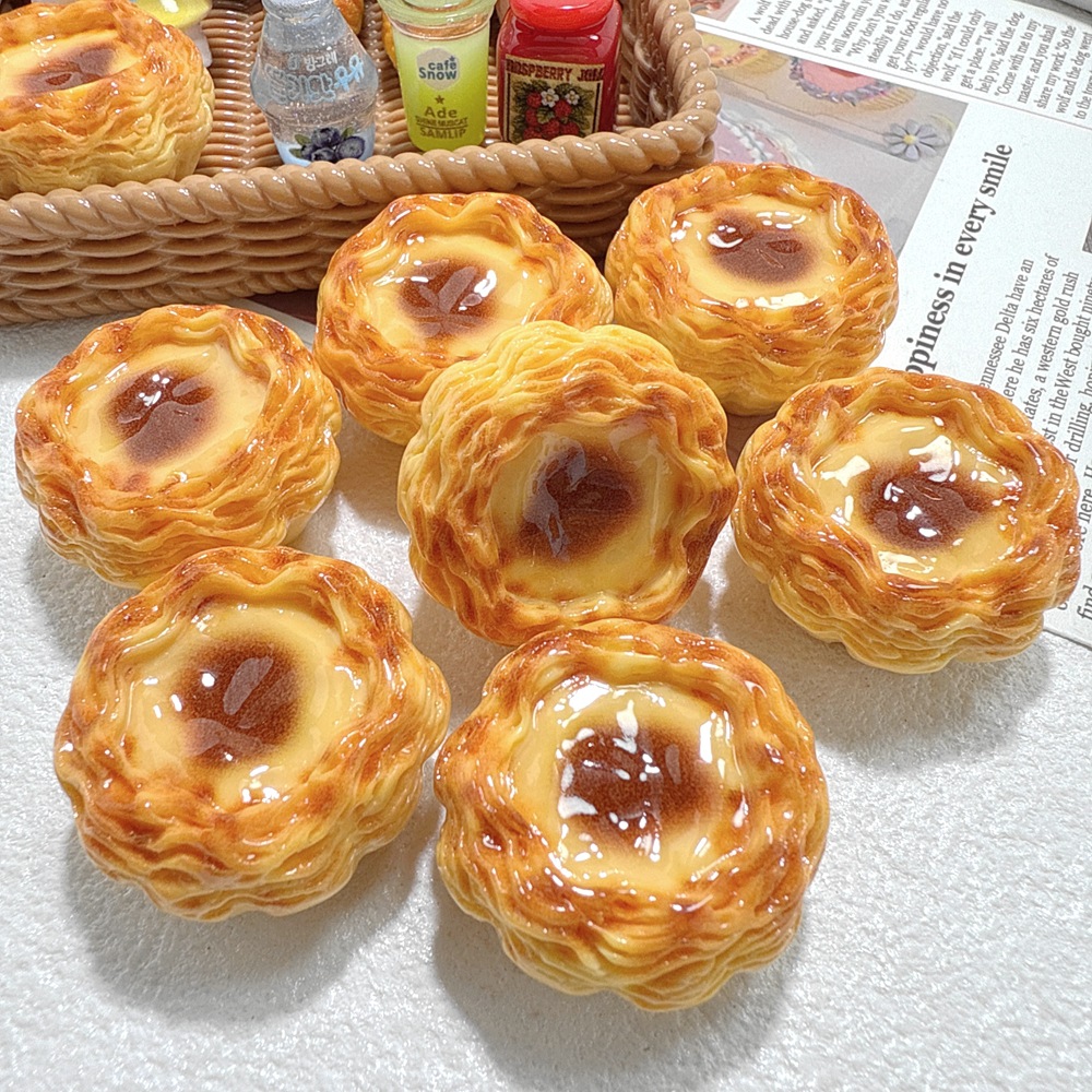 3D Printing Egg - 5pcs Miniature Food 3D Egg Tart