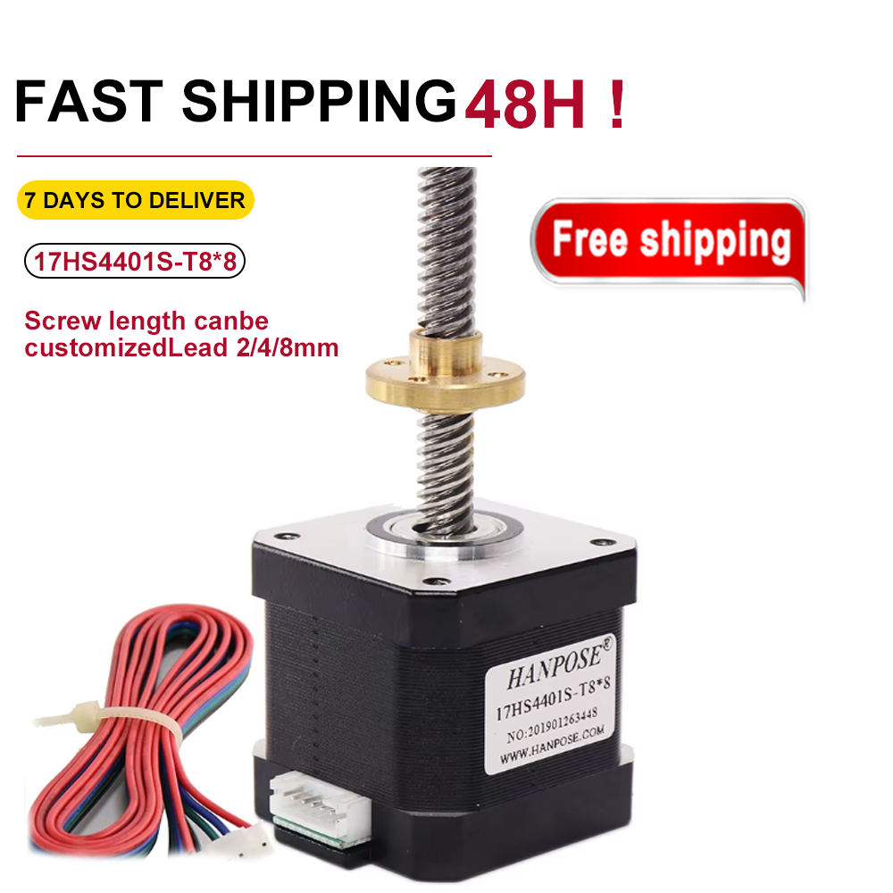 Lead Screw Stepper - NEMA17 Screw Stepper Motor 1.7A 40N.CM