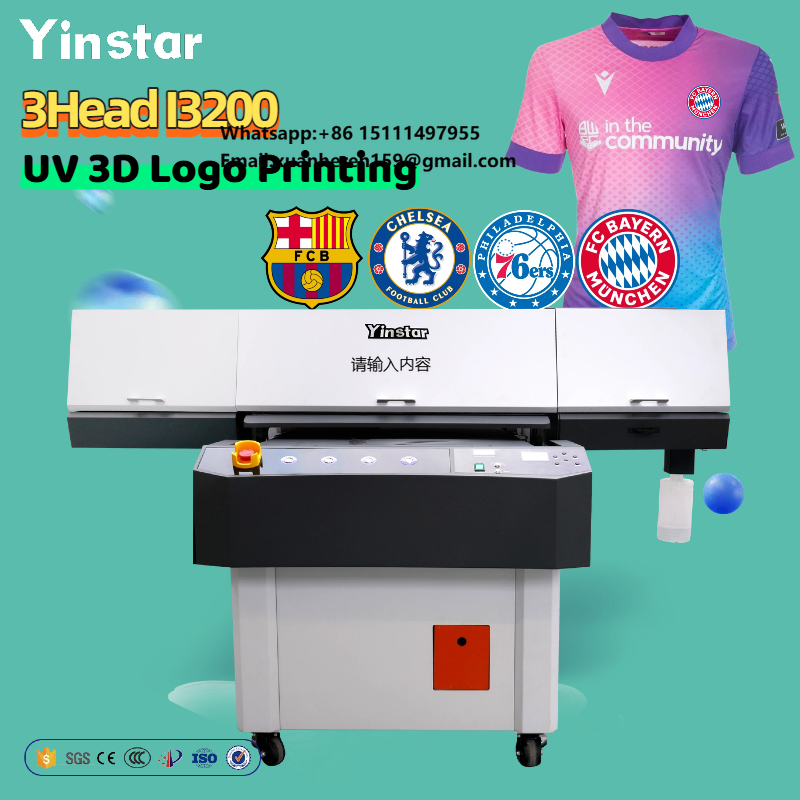 3D Printing Logo - Yinstar Custom TPU Patch Printer UV