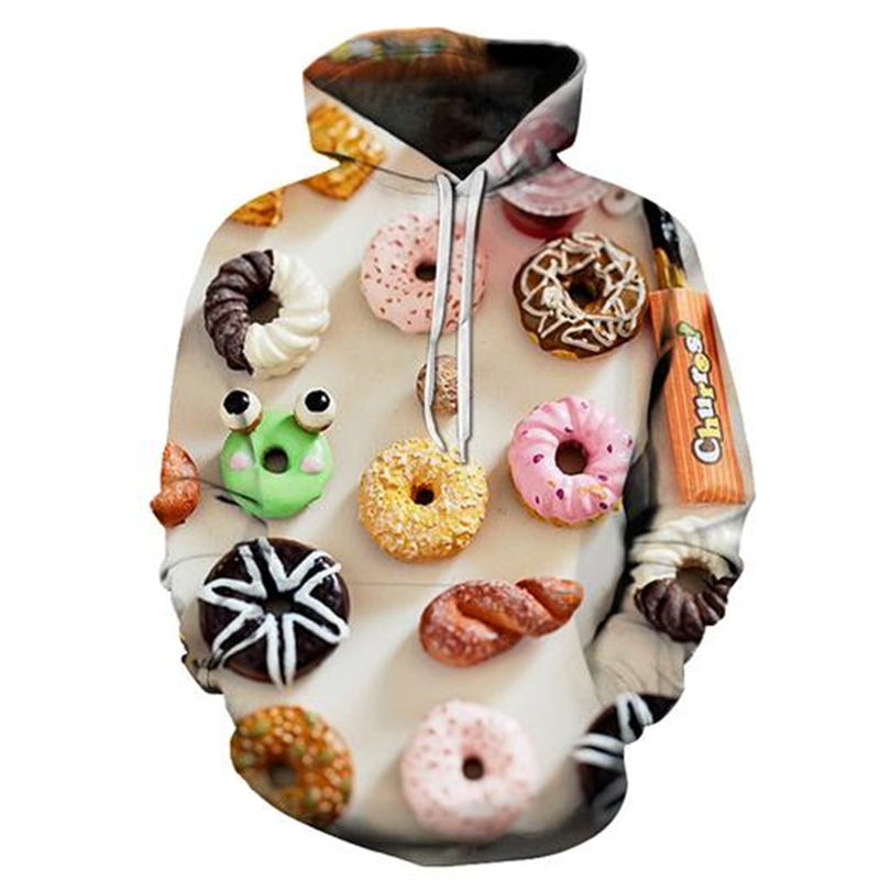 3D Printing Tooth - New 3D Print Donuts Dessert Hoodies
