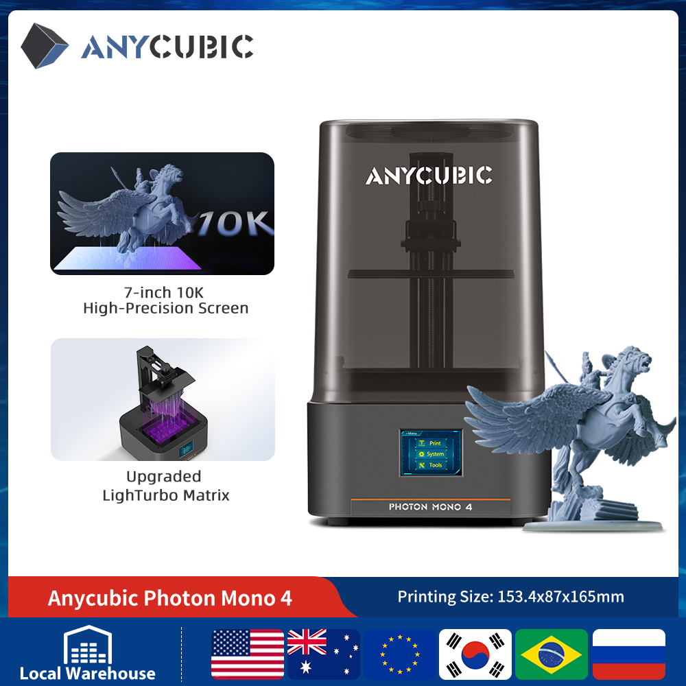 3D Printing Uv Sensitive Resin - PRESALE ANYCUBIC Photon Mono 4 AE