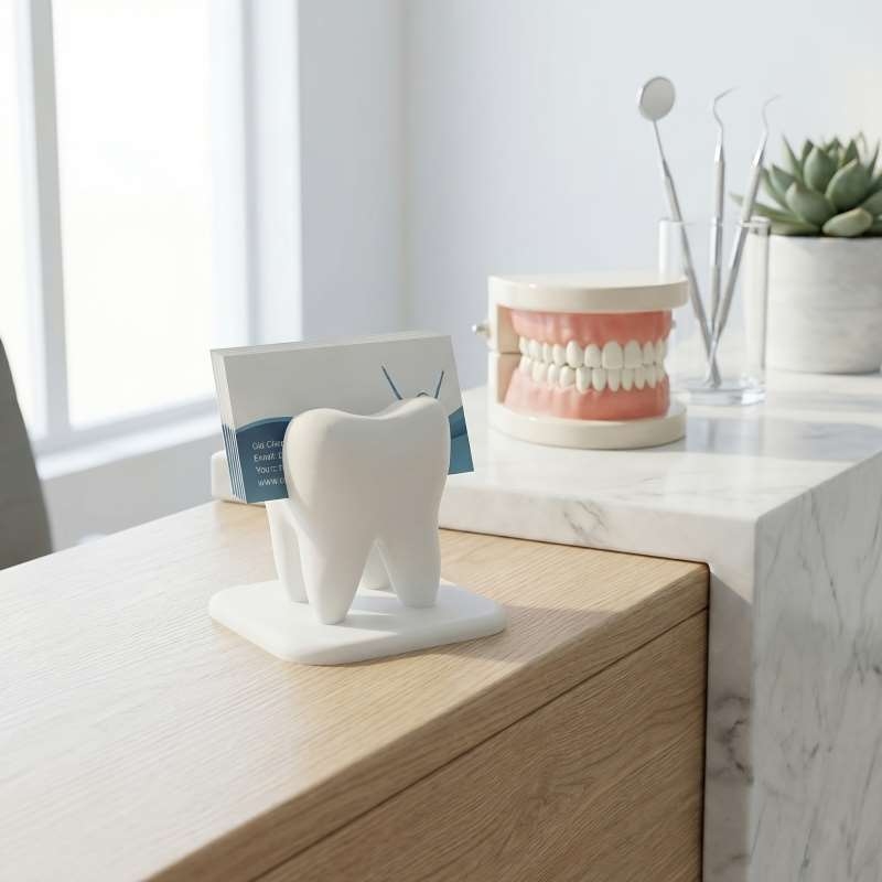 3D Printing Tooth - 3D Printed Tooth Shaped Business Card