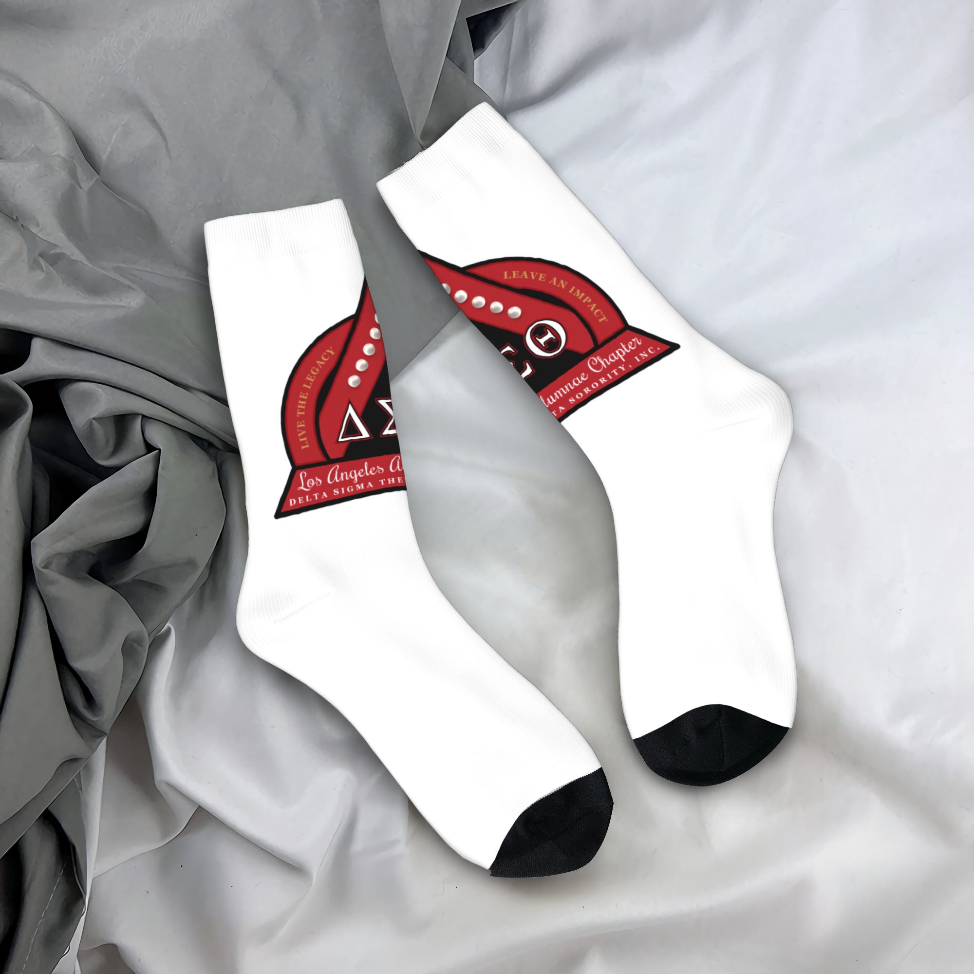 3D Printing Logo - Custom Harajuku Tillman_dst_laac main logo Socks