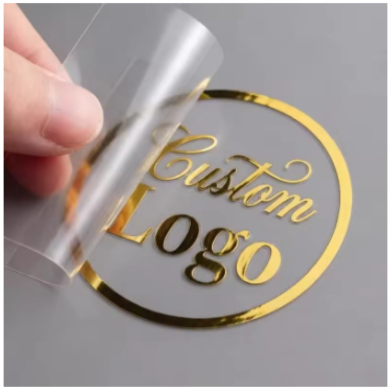 Custom 3D Gold Transfer Sticke - огляд і ціна 3D Printing Logo