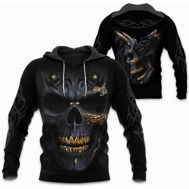 Men's Zipper Hoodie Casual Ope - огляд і ціна 3D Printing Tooth