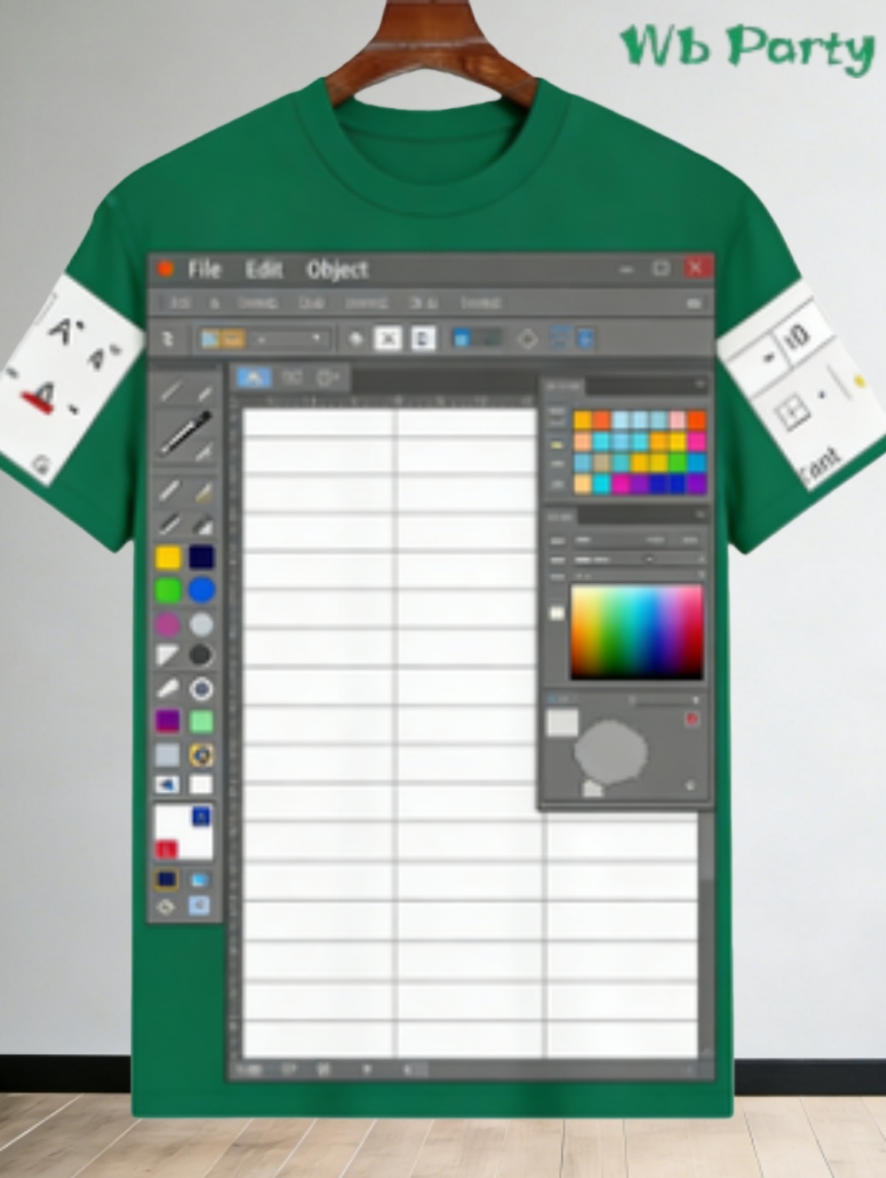 Casual Excel Tshirt for Men 3D - огляд і ціна 3D Printing Online Service