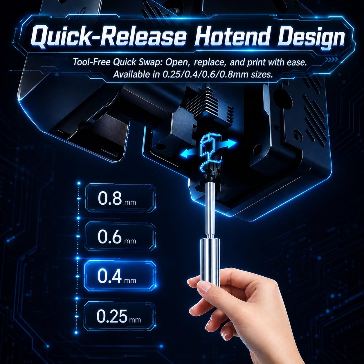 Hardened Steel Nozzles for Any - огляд і ціна Nozzle 0.4Mm Hardened