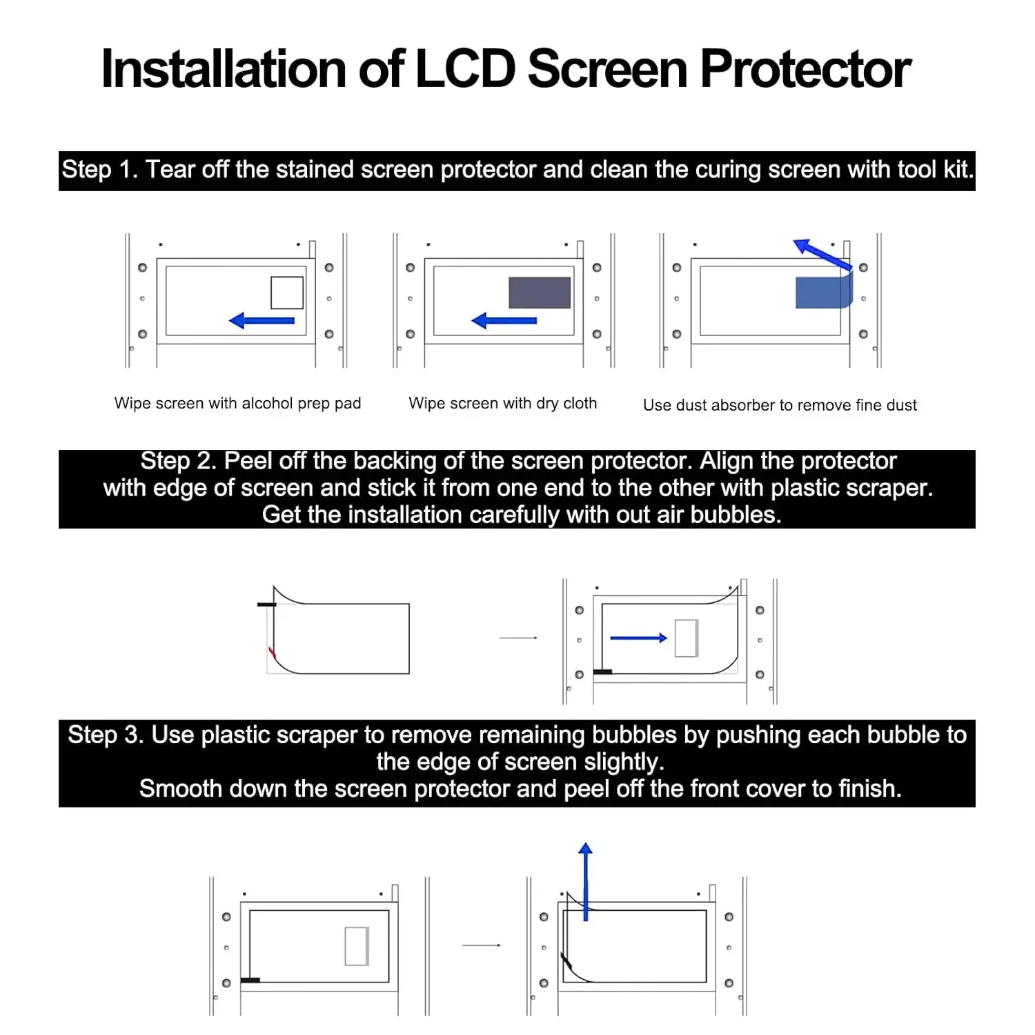 5pcs Screen Protector for Anyc - огляд і ціна 3D Printing Uv Sensitive Resin