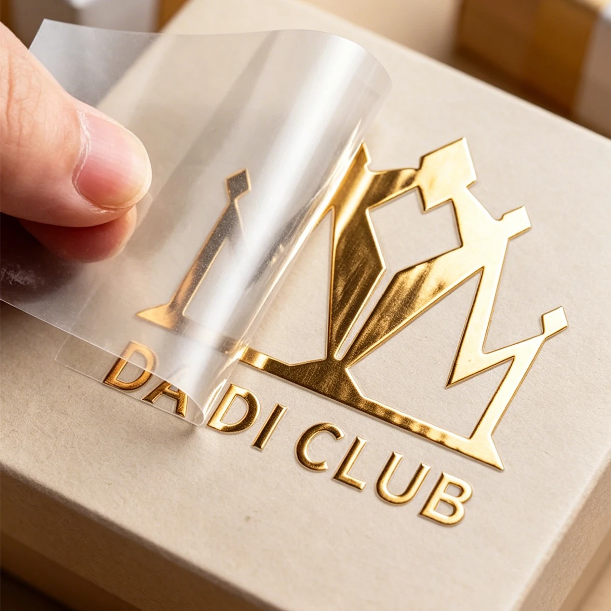 3-8CM 100P Custom 3D Gold Tran - огляд і ціна 3D Printing Logo