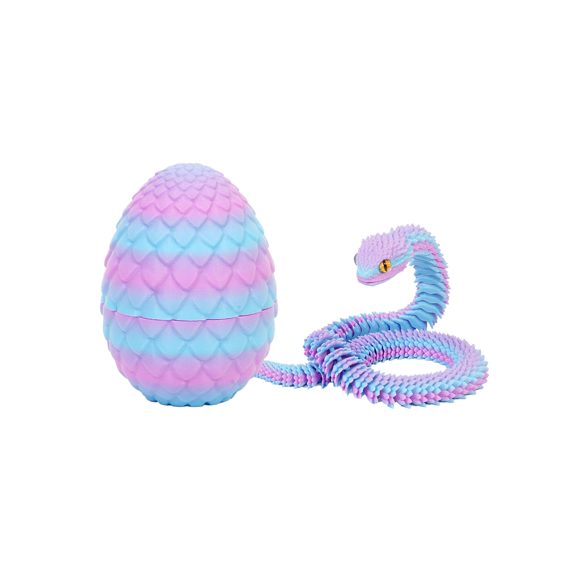 3D Printed Viper Snake Model w - огляд і ціна 3D Printing Egg