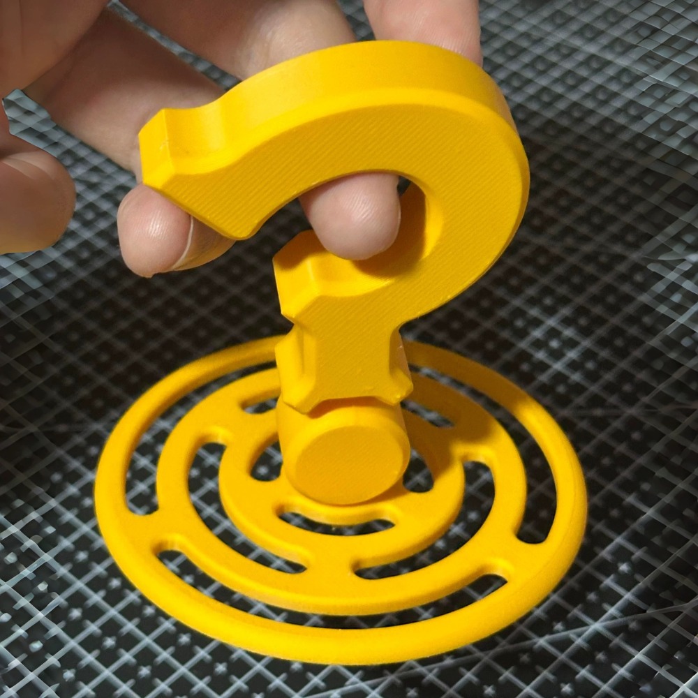 Creative 3D Printed Question M - огляд і ціна 3D Printing Questions