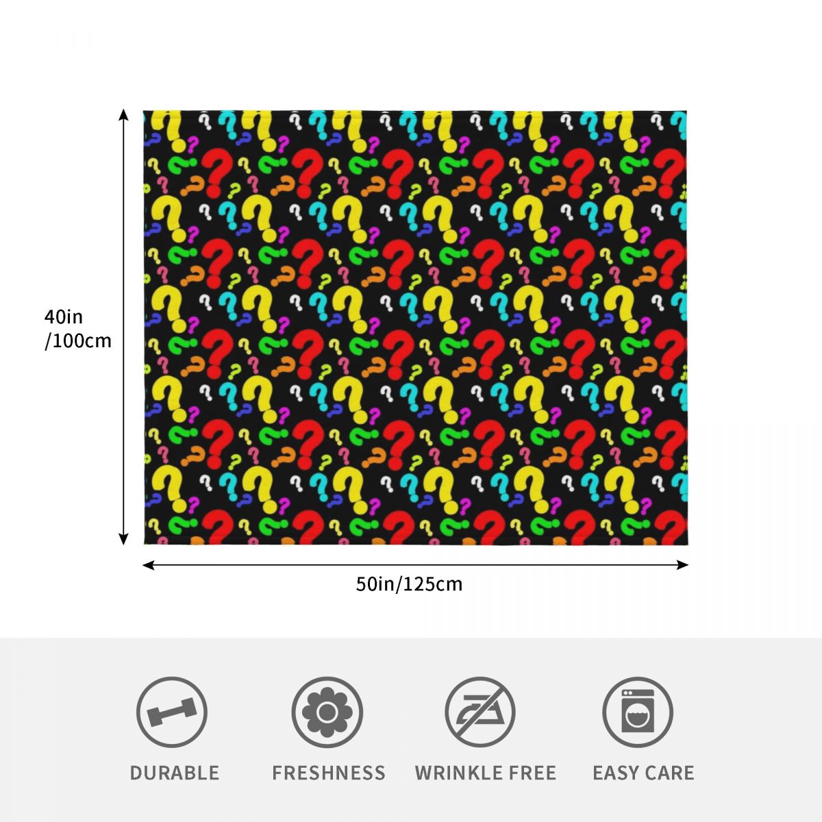 Colorful Question Mark Pattern - огляд і ціна 3D Printing Questions