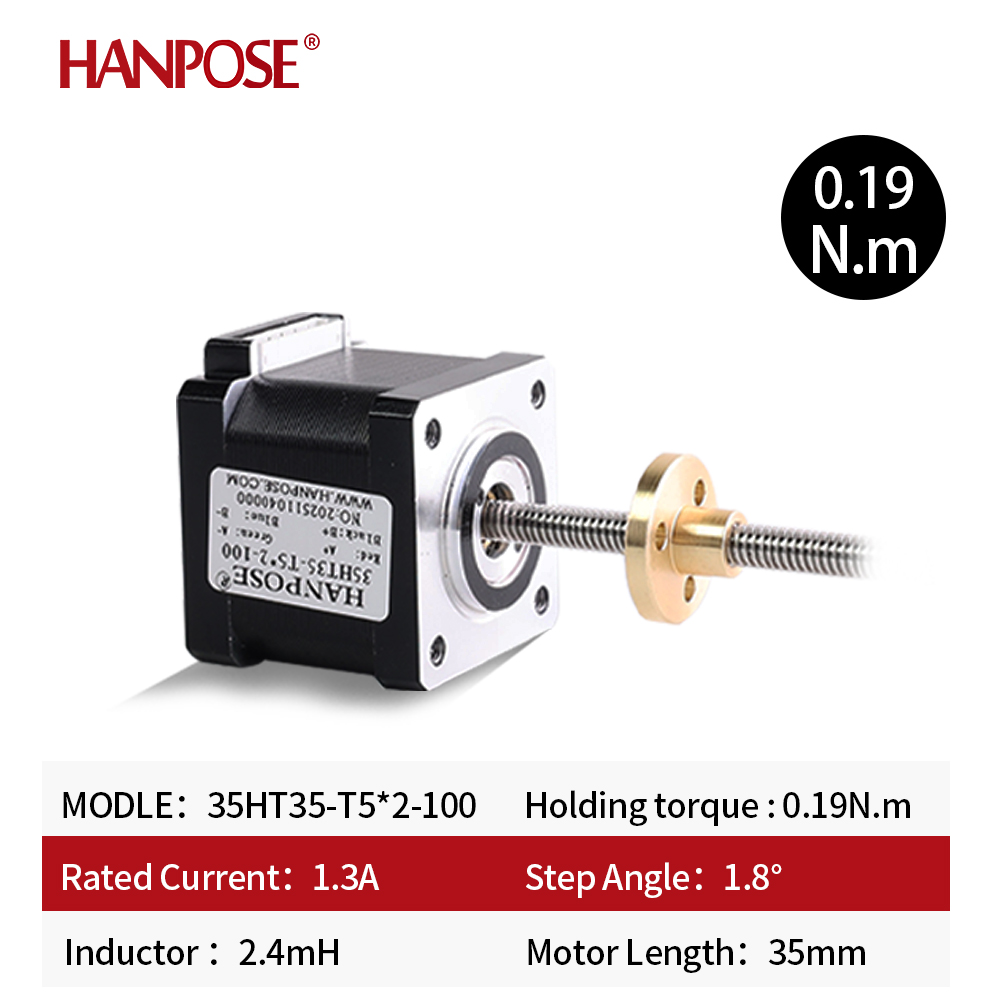 35HT35-T8*2-100 NEMA35 Linear  - огляд і ціна Lead Screw Stepper