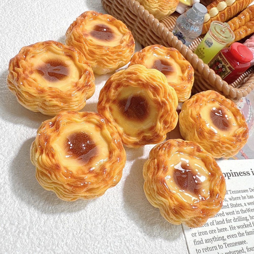 5pcs Miniature Food 3D Egg Tar - огляд і ціна 3D Printing Egg