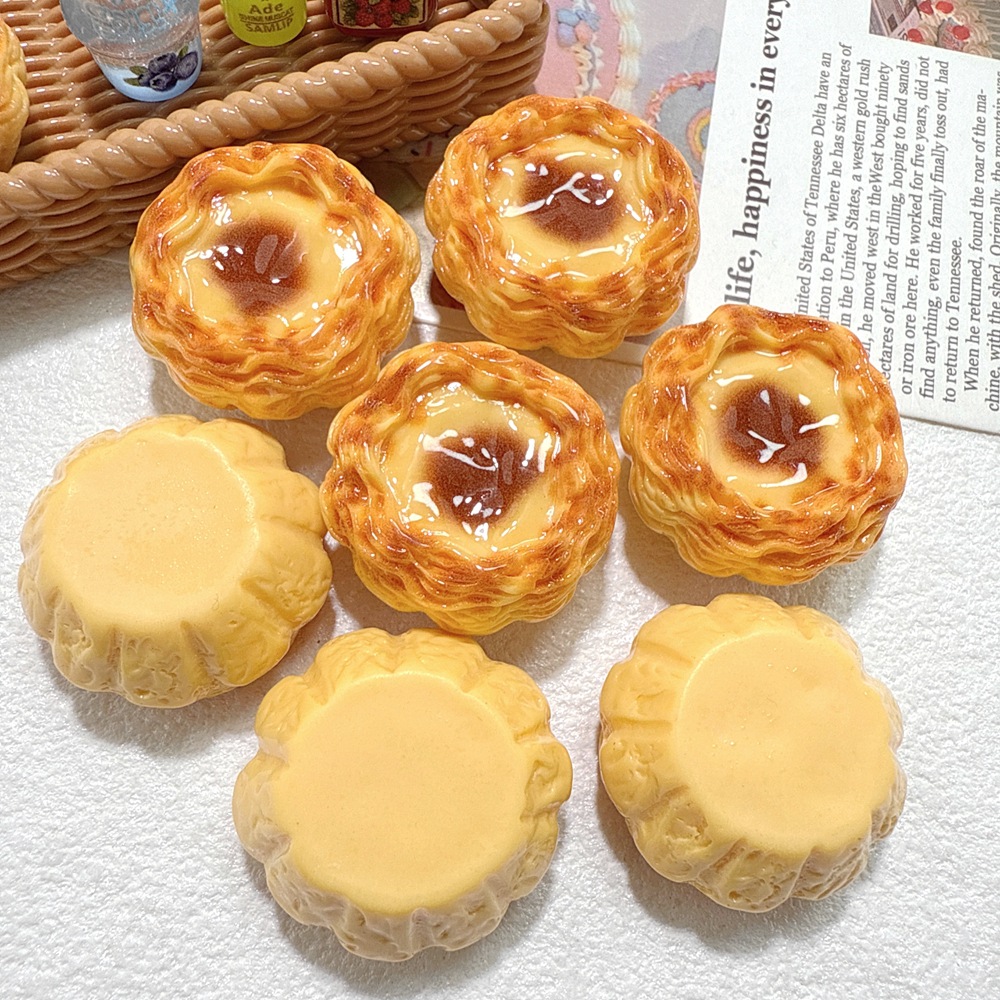 5pcs Miniature Food 3D Egg Tar - огляд і ціна 3D Printing Egg