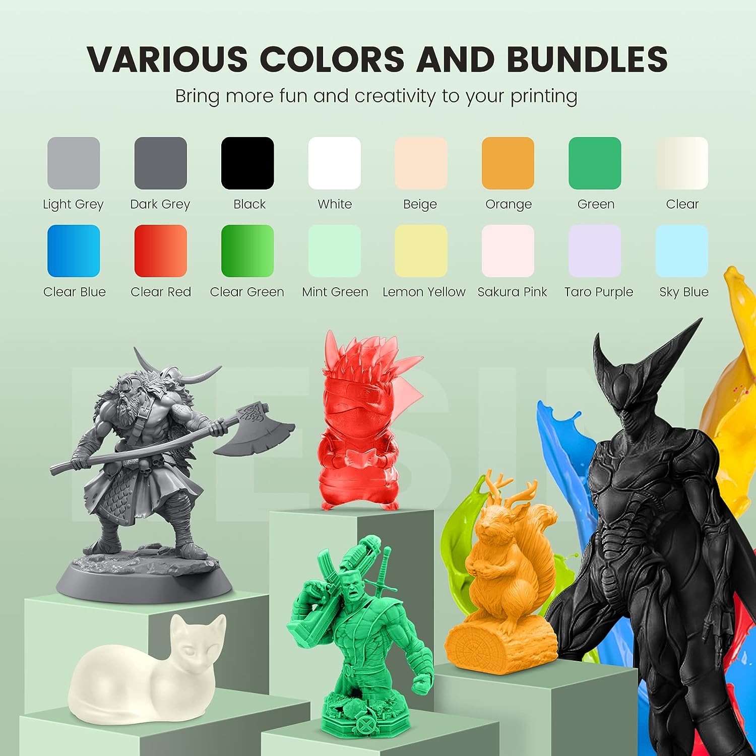SUNLU 3KG Standard / Red Wax R - огляд і ціна 3D Printing Uv Sensitive Resin