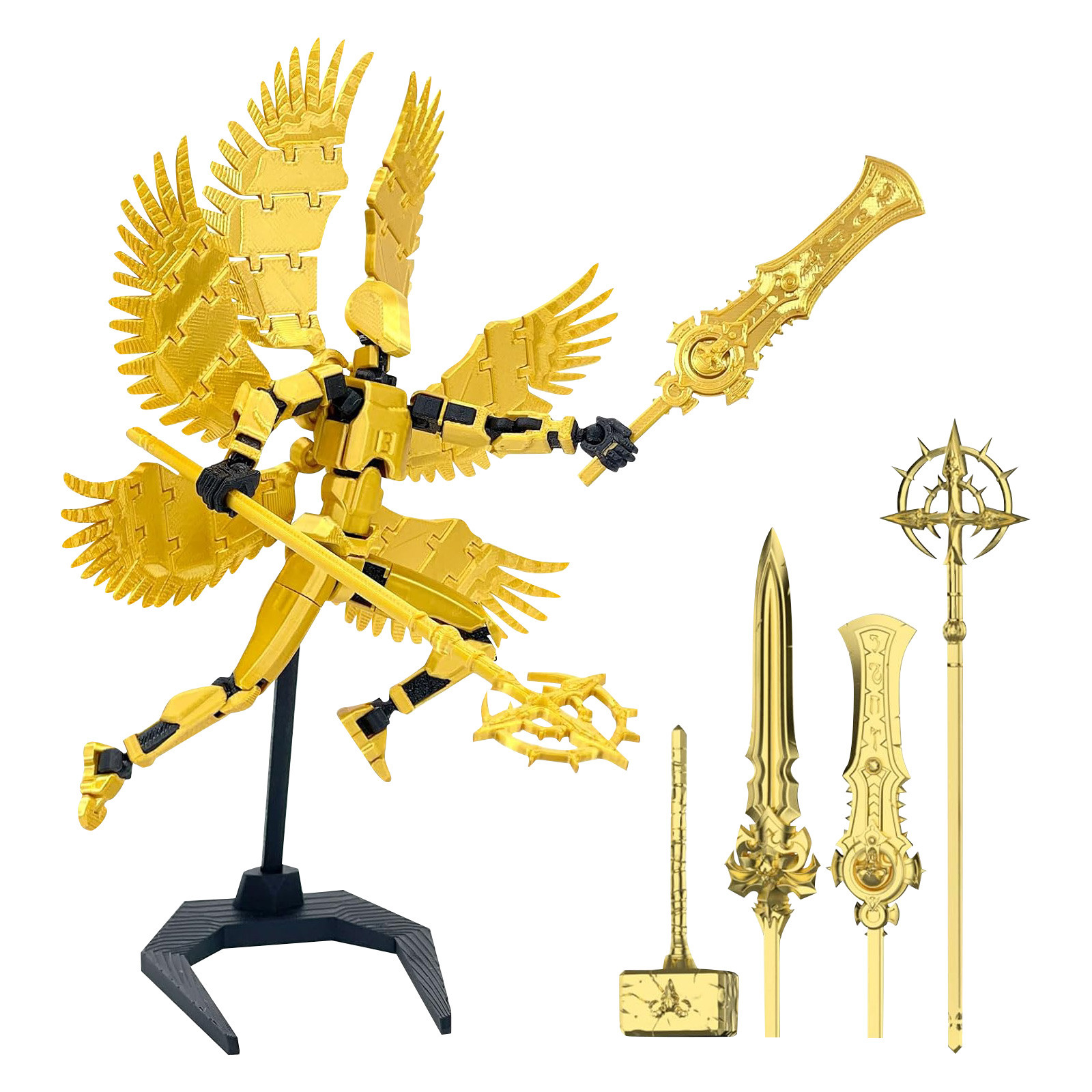 Titan 13 With Wings Figure Toy - огляд і ціна 3D Printing Aluminium