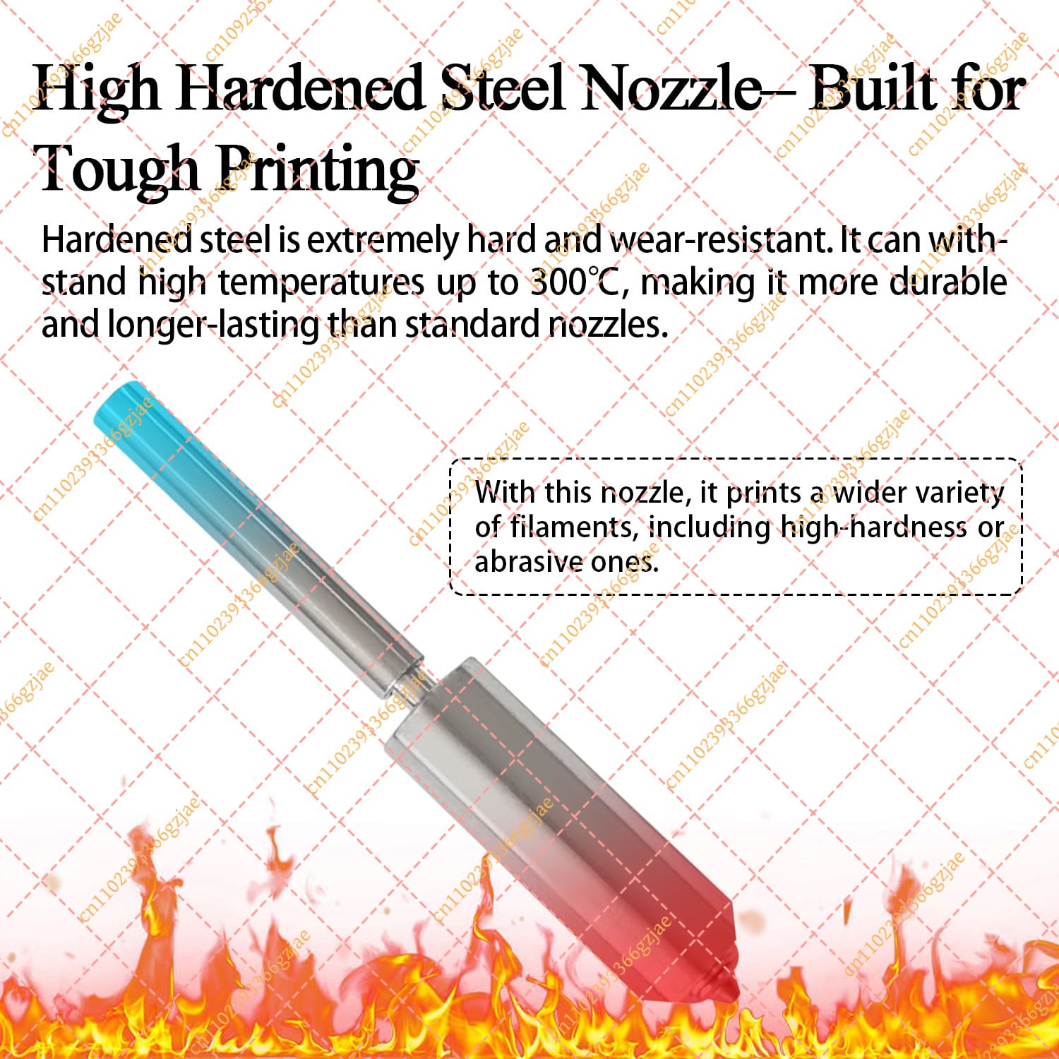 0.4mm 0.6mm 0.8mm Hardened Ste - огляд і ціна Nozzle 0.4Mm Hardened
