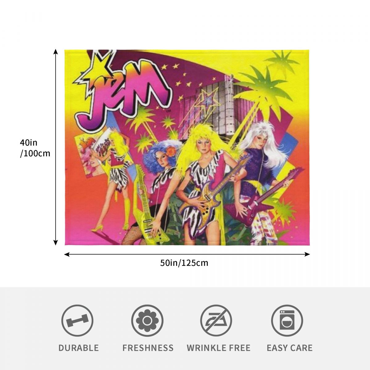 Jem and the holograms Throw Bl - огляд і ціна 3D Printing Hologram