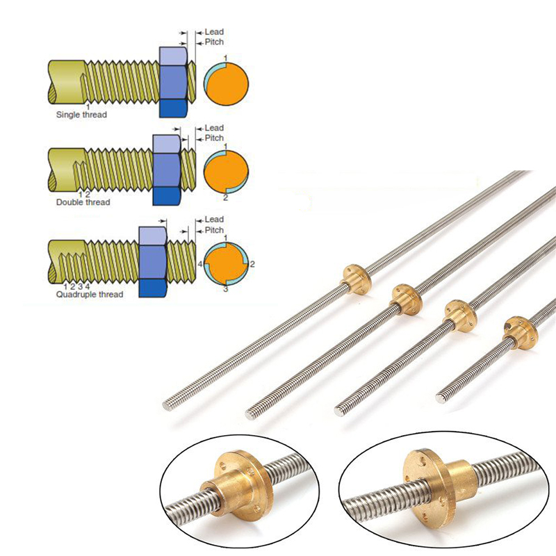 T10 Lead Screw 304 Stainless S - огляд і ціна Lead Screw Stepper