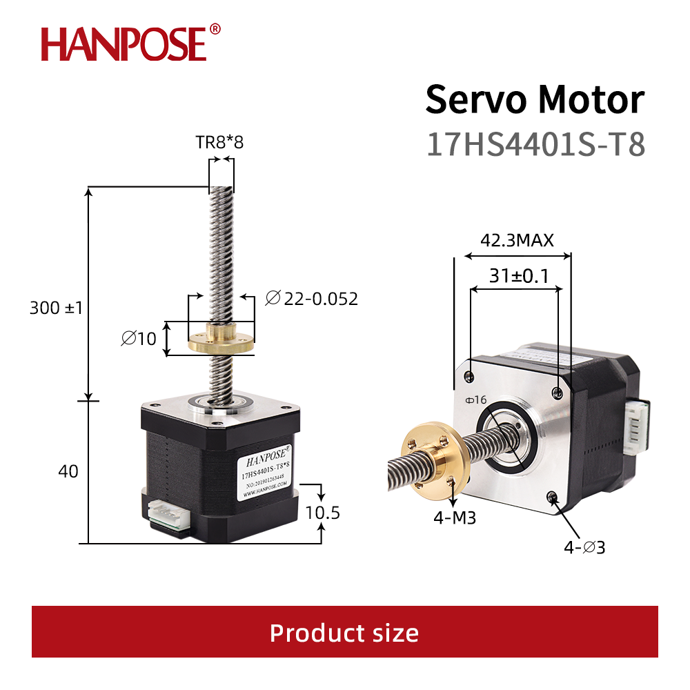 NEMA17 Screw Stepper Motor 1.7 - огляд і ціна Lead Screw Stepper