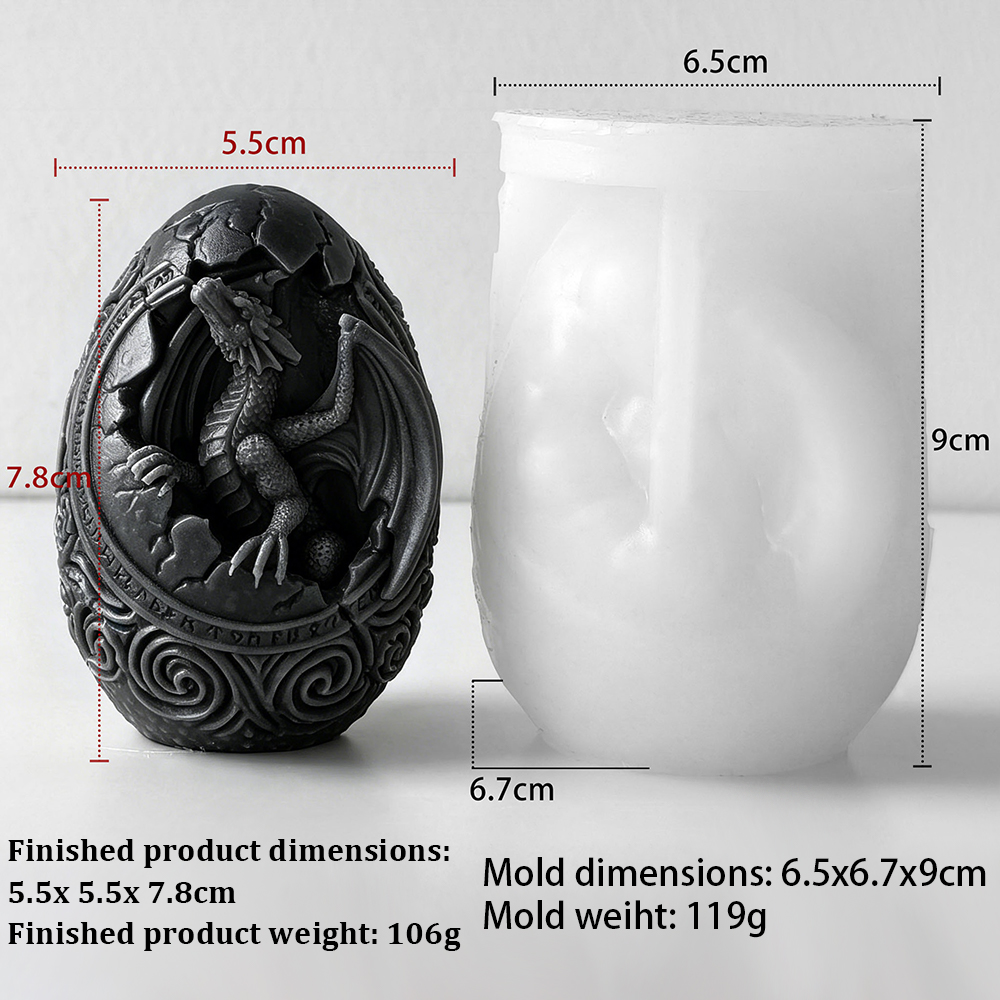 3D DIY Dinosaur Egg Candle Mol - огляд і ціна 3D Printing Egg