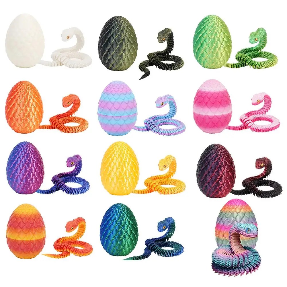 3D Printed Cool Snake Dragon E - огляд і ціна 3D Printing Egg