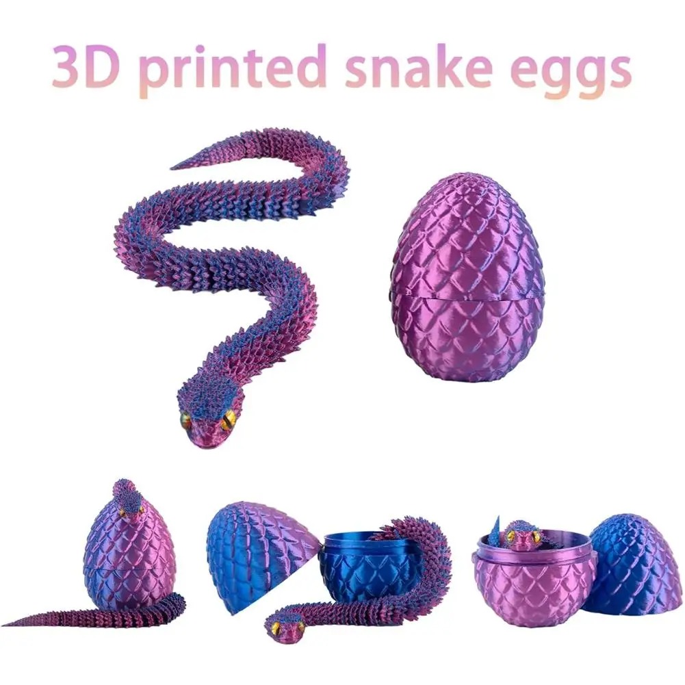 3D Printed Cool Snake Dragon E - огляд і ціна 3D Printing Egg