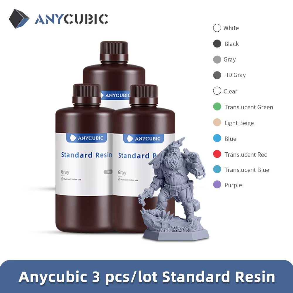 3kg ANYCUBIC Standard UV Resin - огляд і ціна 3D Printing Uv Sensitive Resin