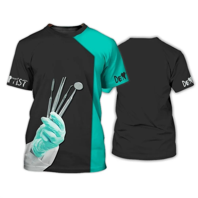 2024 Men's T-shirt Tooth 3d Pr - огляд і ціна 3D Printing Tooth