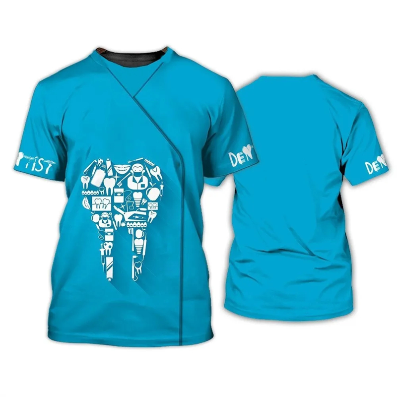 2024 Men's T-shirt Tooth 3d Pr - огляд і ціна 3D Printing Tooth