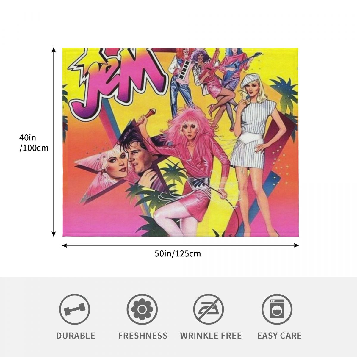 Jem and the holograms Throw Bl - огляд і ціна 3D Printing Hologram