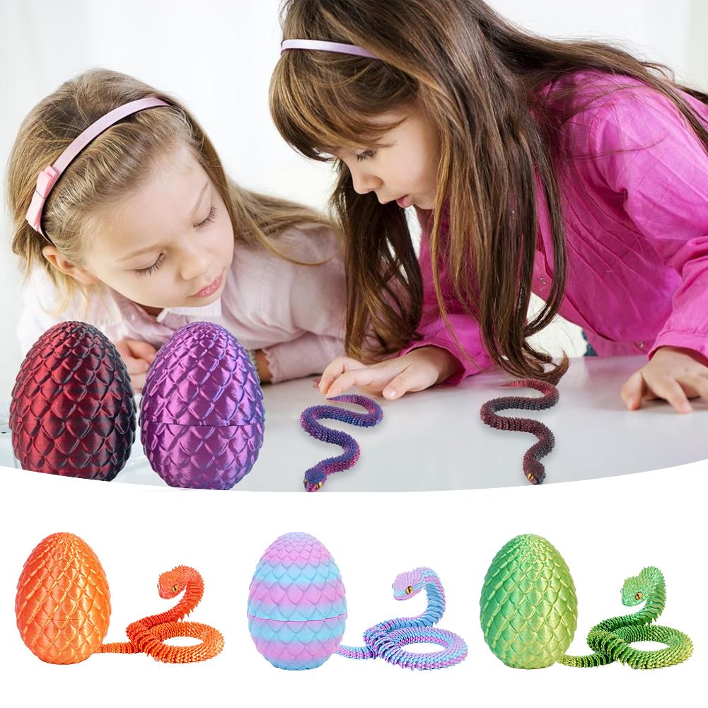 3D Printed Cool Snake Dragon E - огляд і ціна 3D Printing Egg