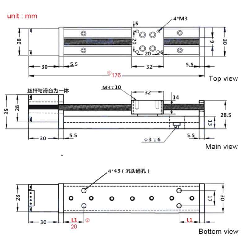 NEMA11 Stepper Motor Mini Line - огляд і ціна Lead Screw Stepper