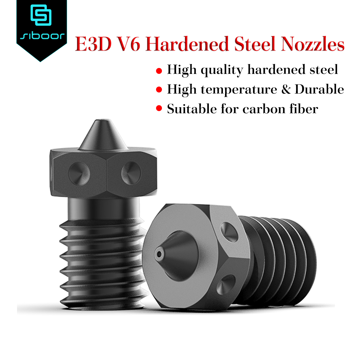 High Quality E3D V6 Nozzle Har - огляд і ціна Nozzle 0.4Mm Hardened