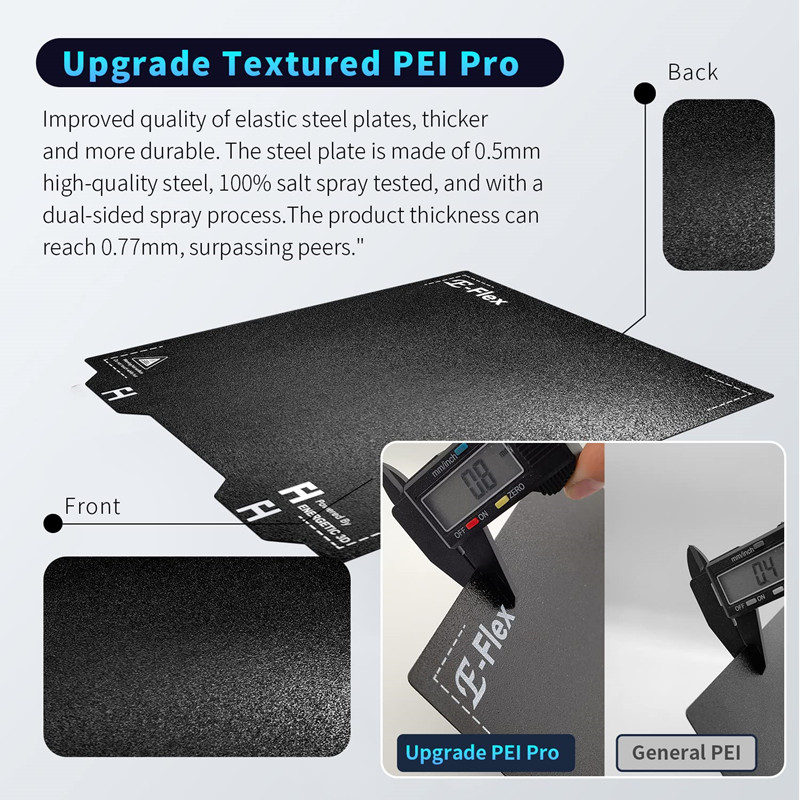 PEI Spring Steel Sheet 305x305 - огляд і ціна 3D Printer Bed Spring